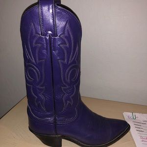 Vintage Purple Cowboy boots